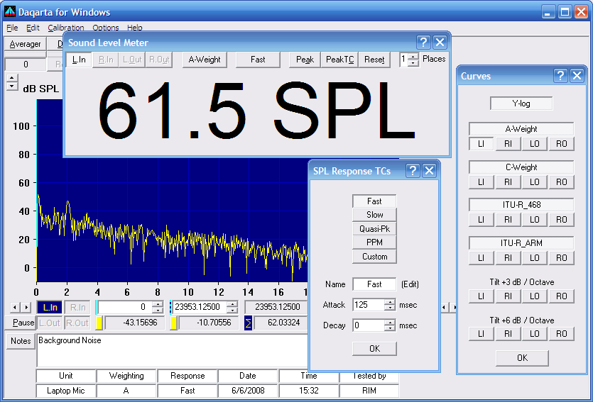 sound level meter  software