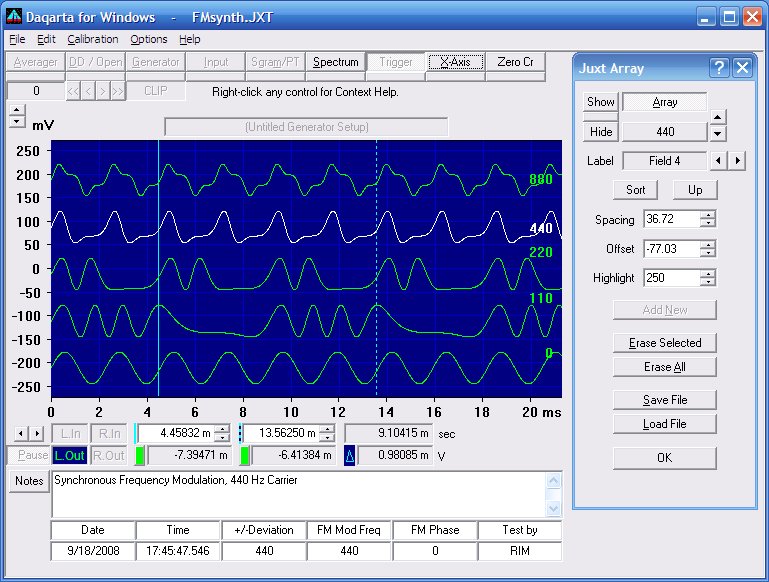 [Juxt Array wave traces (47K image)]